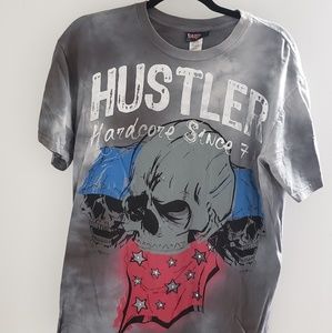 Hustler Hollywood skull T-shirt
